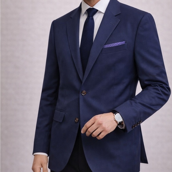 Ted Baker Dark Blue Men's Wool Blazer - 42s. MSRP: $498